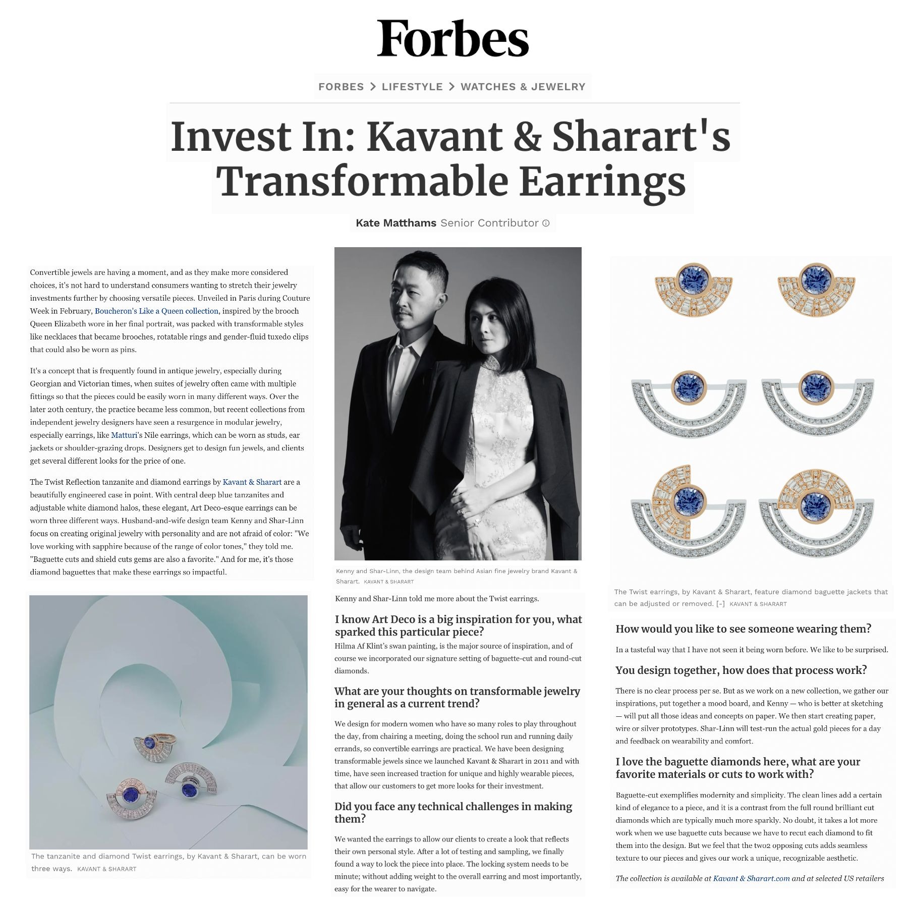 Forbes - Invest In: Kavant & Sharart's Transformable Earrings 500